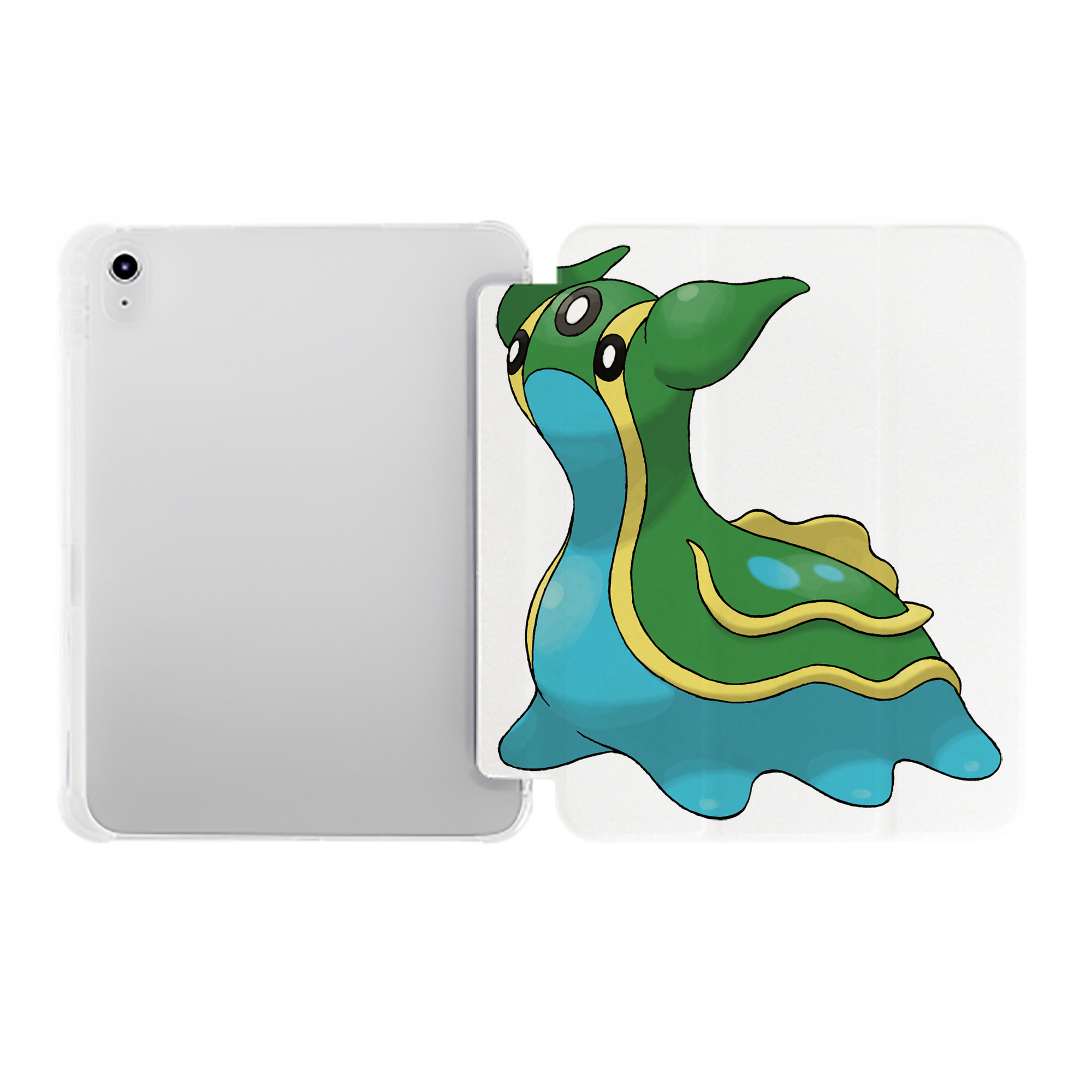 （画像用） ポケットモンスター Pokémon IPad ケース ペン収納付き 三つ折りスタンド PUレザー×シリコン 対応機種9.5/10.5/10.9インチ